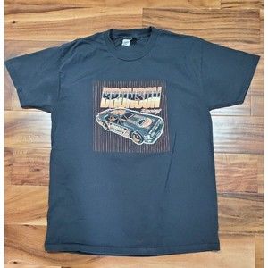 Bronson Speed Skateboard Bearings Co. Logo Racing Shirt Black Short Sleeve NHS L